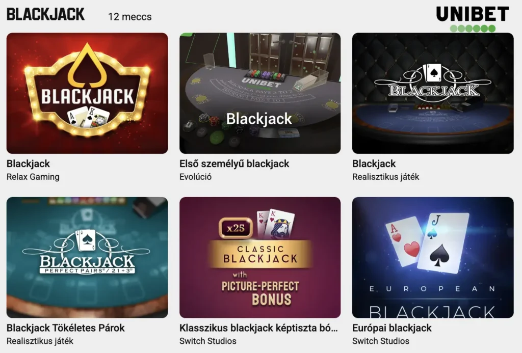 unibet blackjack